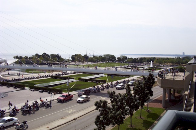 Crosswalk over Harbor Drive